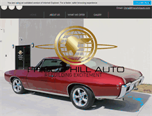 Tablet Screenshot of friscohillauto.com